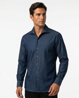 Jeanshemd, Indigo view 2