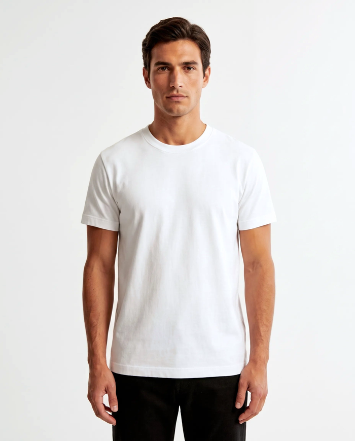 Supima Cotton Tee, White