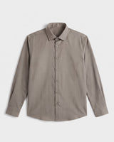 Fermo Non-Iron Stretch Long Sleeve Shirt - Taupe view 4