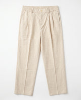 Procida Elastic-Waist Linen Trouser - Sand view 2