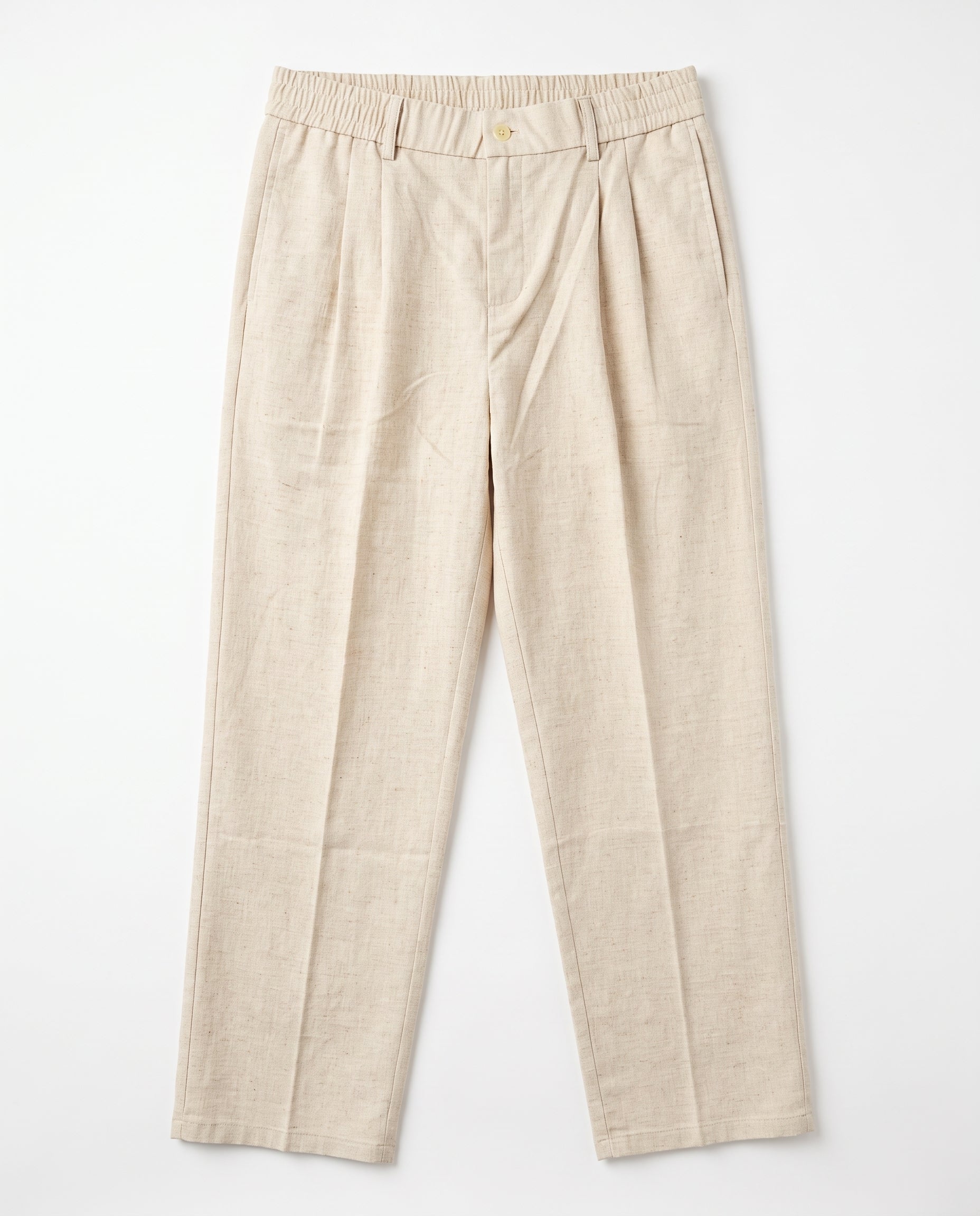 Procida Elastic-Waist Linen Trouser - Sand