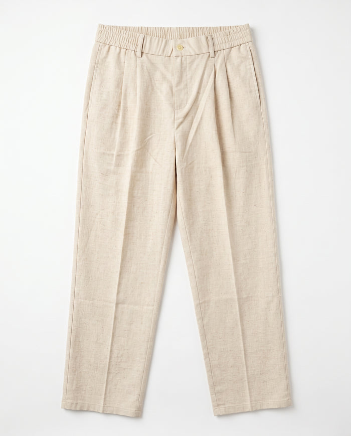 Procida Elastic-Waist Linen Trouser - Sand