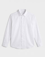 Fermo Non-Iron Stretch Long Sleeve Shirt - White view 4